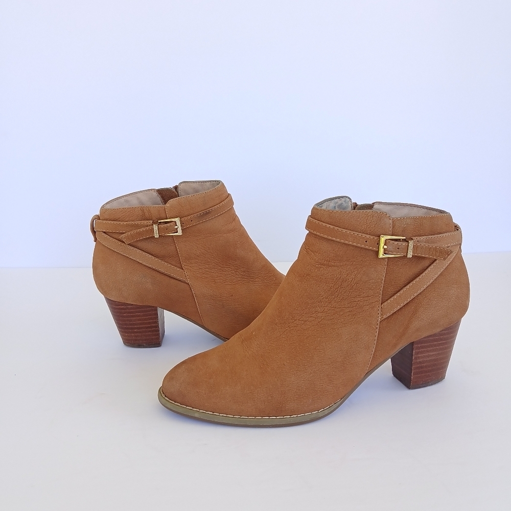 Vionic Upright Upton Leather Ankle Boots 7.5